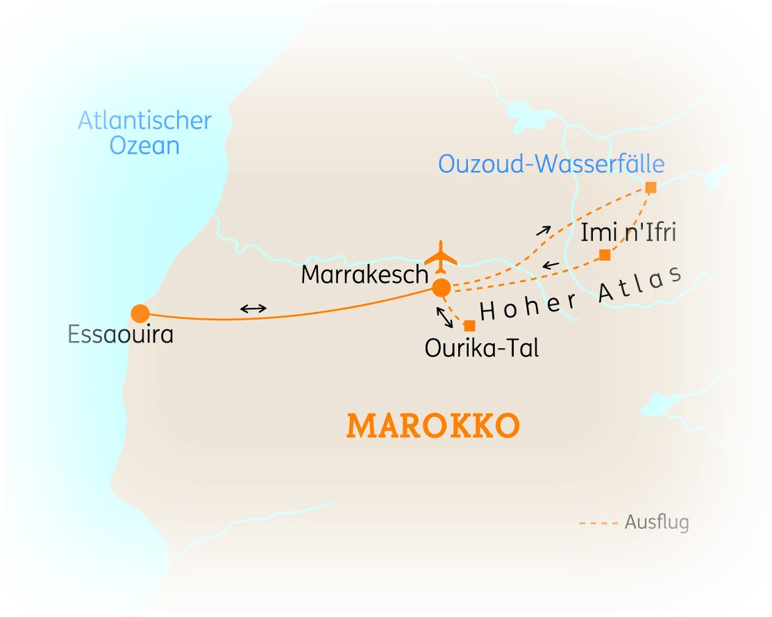 Marokko: Entspanntes Wandern